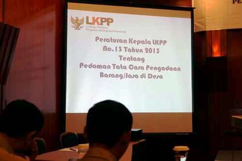 BIMTEK PEDOMAN TATA CARA PENGADAAN BARANG DAN JASA DI DESA